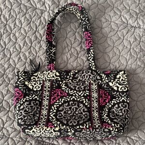 Vera Bradley Black and Pink Tote Bag